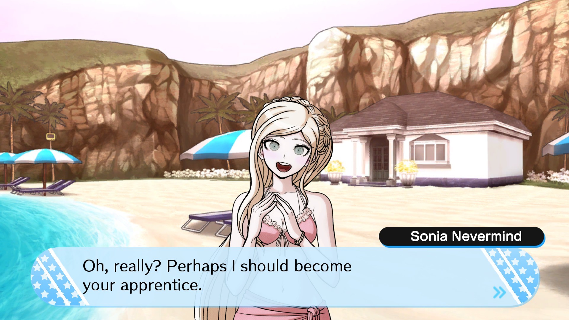 Sonia: Oh, really? Perhaps I should become your apprentice.