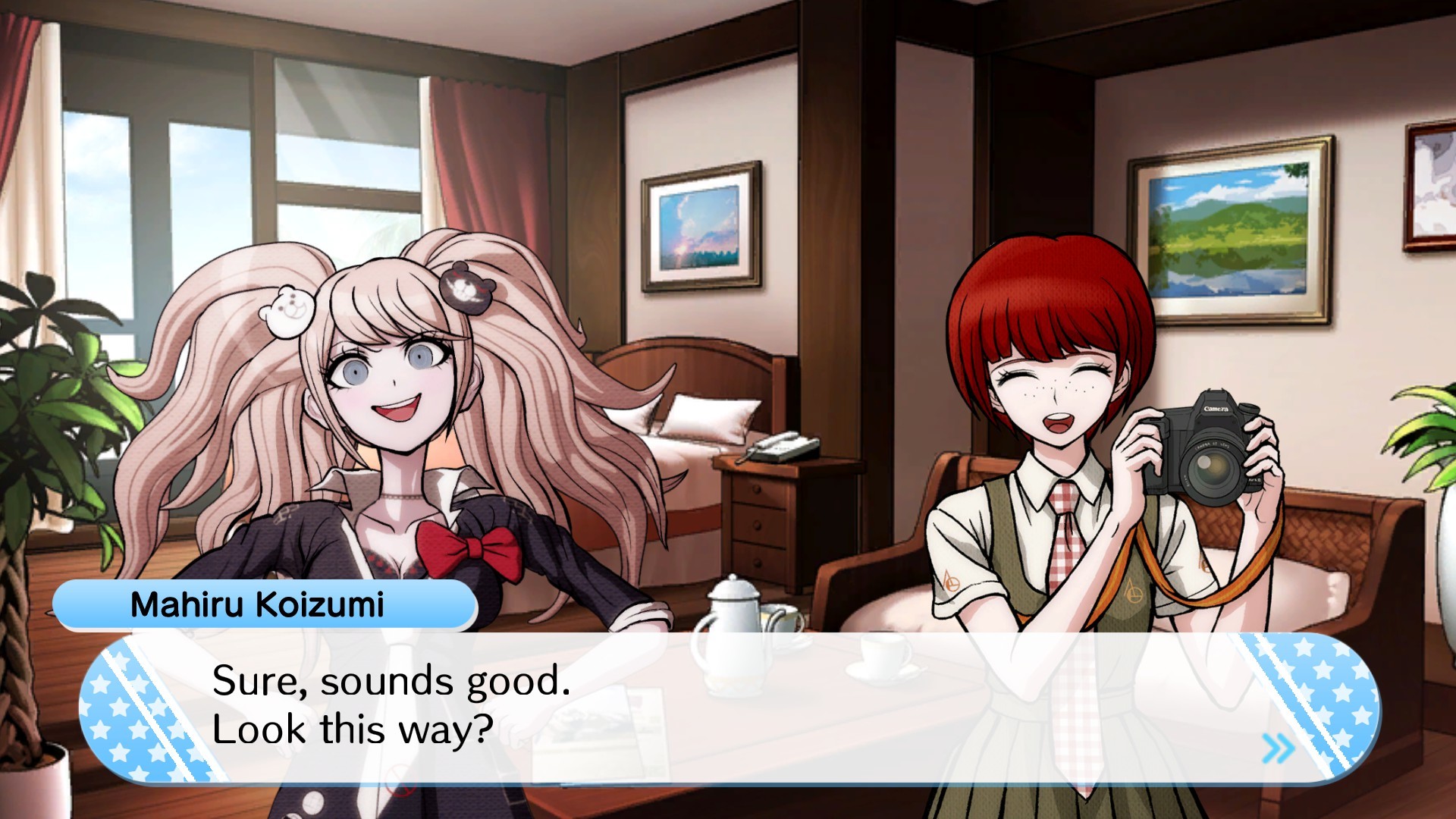 Koizumi- Sure, sounds good. Look this way?