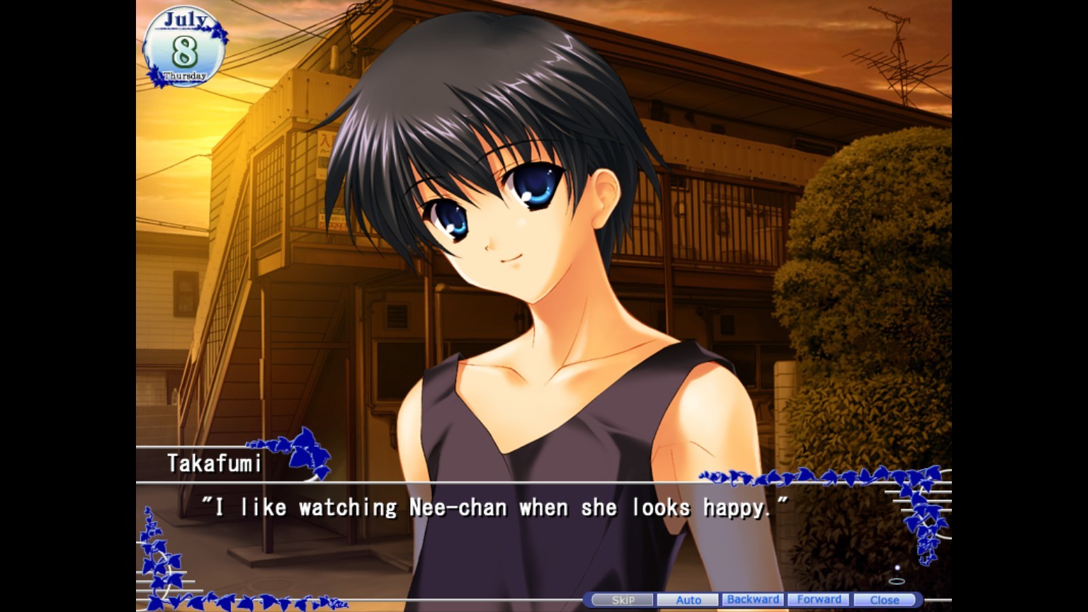 Takafumi- I like watching nee-chan when she looks happy